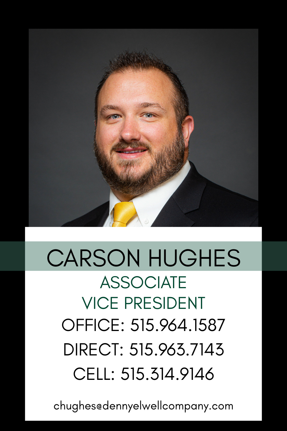 Denny Elwell Company Commercial Real Estate Agent Carson Hughes Contact Info